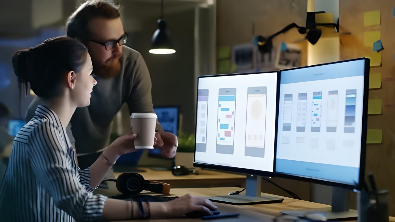 Ilustración de productos digitales